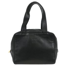 Loewe Anagram handbag Leather Black