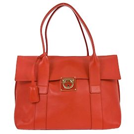 Borsa Sookie in pelle media Salvatore Ferragamo Rosso