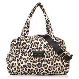 MARC JACOBS Sac léopard The Small Weekender neuf avec étiquette Multicolore