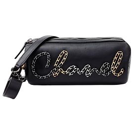 Bolsa Bowling com Corrente Chanel Preto