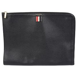 Thom Browne Clutch Documenti Nero