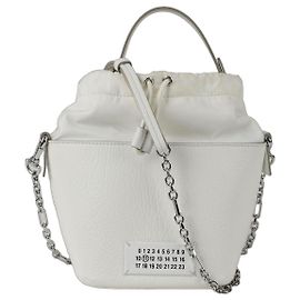 Maison Martin Margiela Piccola borsa a secchiello a spalla Bianco