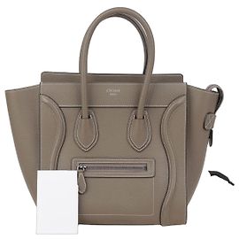 Céline Borsa Micro Tote da Viaggio Grigio