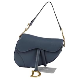 Dior-Saddle Shoulder Bag-Blue