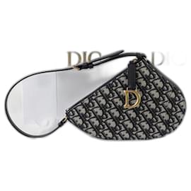 Dior-Saddle Rodeo Pouch-Blue