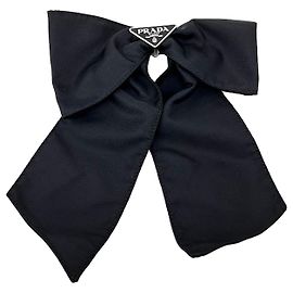 Fermaglio per capelli Re-nylon Prada Nero