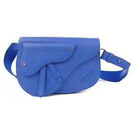 Borsa a mano Saddle di Christian Dior Blu
