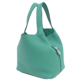 Bolsa Picotin Lock MM da Hermès Verde