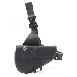 Christian Dior Borsa Saddle Nera Dior x ERL Nero