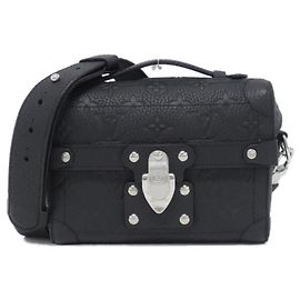 Sac à main Louis Vuitton Taurillon Monogram Soul Trunk Noir