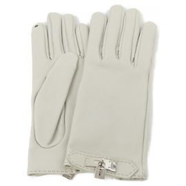 Gants à écran tactile SOYA Hermès Beige
