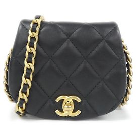 Borsa a spalla a catena Chanel AP2344 Nero