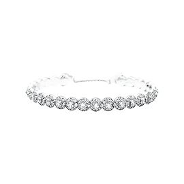 Messika Bracelet, "Joy Diamond Halo", diamonds, white gold. Other