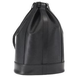 LOUIS VUITTON Borsa a Spalla Epi Randonnee PM Nera M52352 LV Auth 158314 Nero