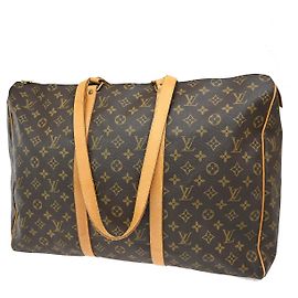 Sac à main Flanerie Louis Vuitton en toile Monogram 50 Marron