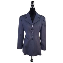 Byblos long gray jacket from the '90s Blue Grey