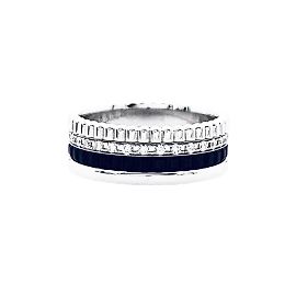 Boucheron Ring, "Quatre Black Edition Small", in white gold, PVD, diamonds. Other