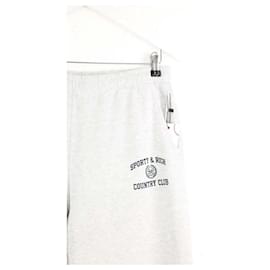 Autre Marque-Gray cotton sports pants-Grey