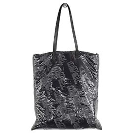 By Far Bolsa de ombro de couro preto Preto