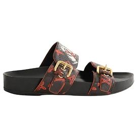 Louis Vuitton Sandali in pelle neri Nero