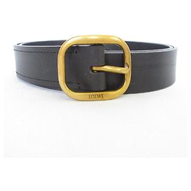 Cinturón redondo suave Loewe Negro