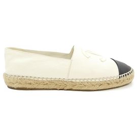 Lammleder Schuhe Chanel G29762X01000 Schwarz Beige