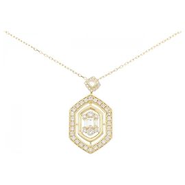 Autre Marque Collier en diamant Au750 Doré