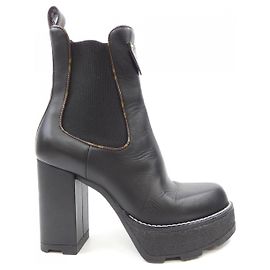 Bottes Louis Vuitton Ligne Bobourg Noir