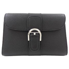 Delvaux Rodeo Calf Wallet Black