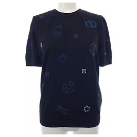 Hermès Hermes Knit Top Black Blue