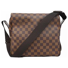 Damier Naviglio Schultertasche Louis Vuitton Damier ebene