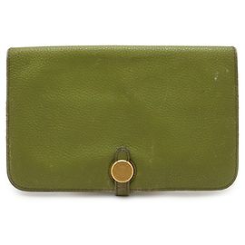 Hermès Hermes Dogon Duo GM Bifold Long Wallet Other