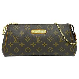 Sac à main Eva Louis Vuitton en toile Monogram Marron
