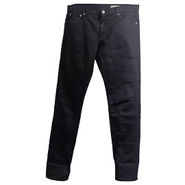 Alexander McQueen Straight Leg Jeans in Black Denim Black
