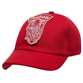 Boné - Burberry - Algodão - Vermelho Vermelho