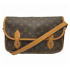 Gibeciere MM Monogram Schultertasche Louis Vuitton Braun
