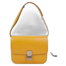 Céline Borsa a Spalla Medium Classic Box Giallo