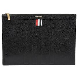 Thom Browne Clutch Piccolo Debossed Nero