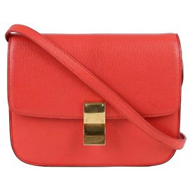 Céline Borsa a spalla classica media Rosso