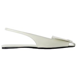 Iced Fold Sandals - Courreges - Leather - White White