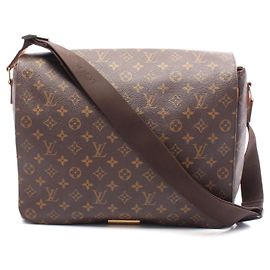 Sac à épaule Abbesses Monogram Louis Vuitton Marron