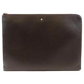 Montblanc Leather Bag Brown