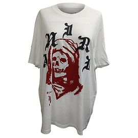 Camiseta Amiri Wes Lang Edition Solar Kings en algodón blanco Blanco Crudo