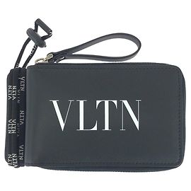 Valentino Garavani Valentino Leather Bifold Wallet Black