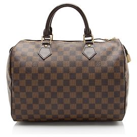Louis Vuitton Damier Ebene Speedy 30 Tasche Braun