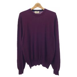 Suéter de malha XL da Hermès Roxo