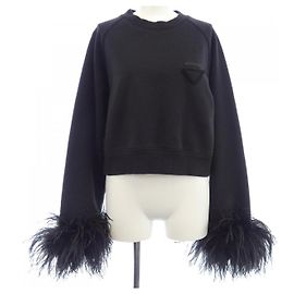 Sudadera de algodón Prada Negro
