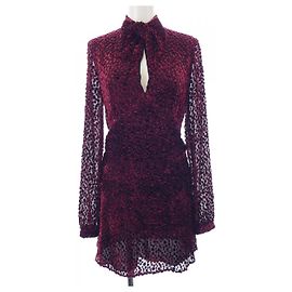 Yves Saint Laurent Kleid Rot Rot