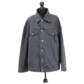 Jaqueta jeans oversized cinza Acne Studios Algodão Cinza