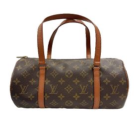 Sac à main Papillon 30 Monogram Louis Vuitton Marron Monogramme